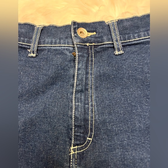 NO EXCUSES Vintage Y2K Cargo Pocket Denim Skirt - Picture 6 of 11